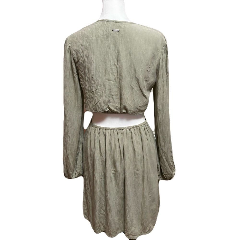 NWT The Normal Brand Ezra Crepe Cutout Dress XS Sage Boho Resort SOLD OUT - Picture 8 of 10